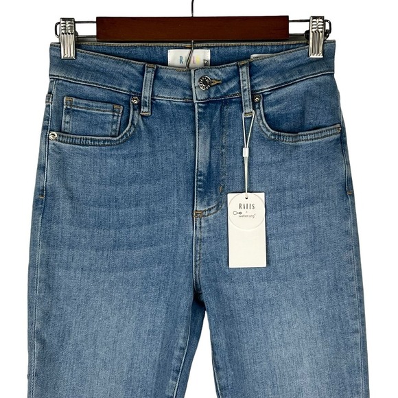 RAILS THE LARCHMONT HIGH RISE SKINNY STRETCH DENIM JEANS NWT WOMEN'S SIZE 26 - Picture 2 of 16